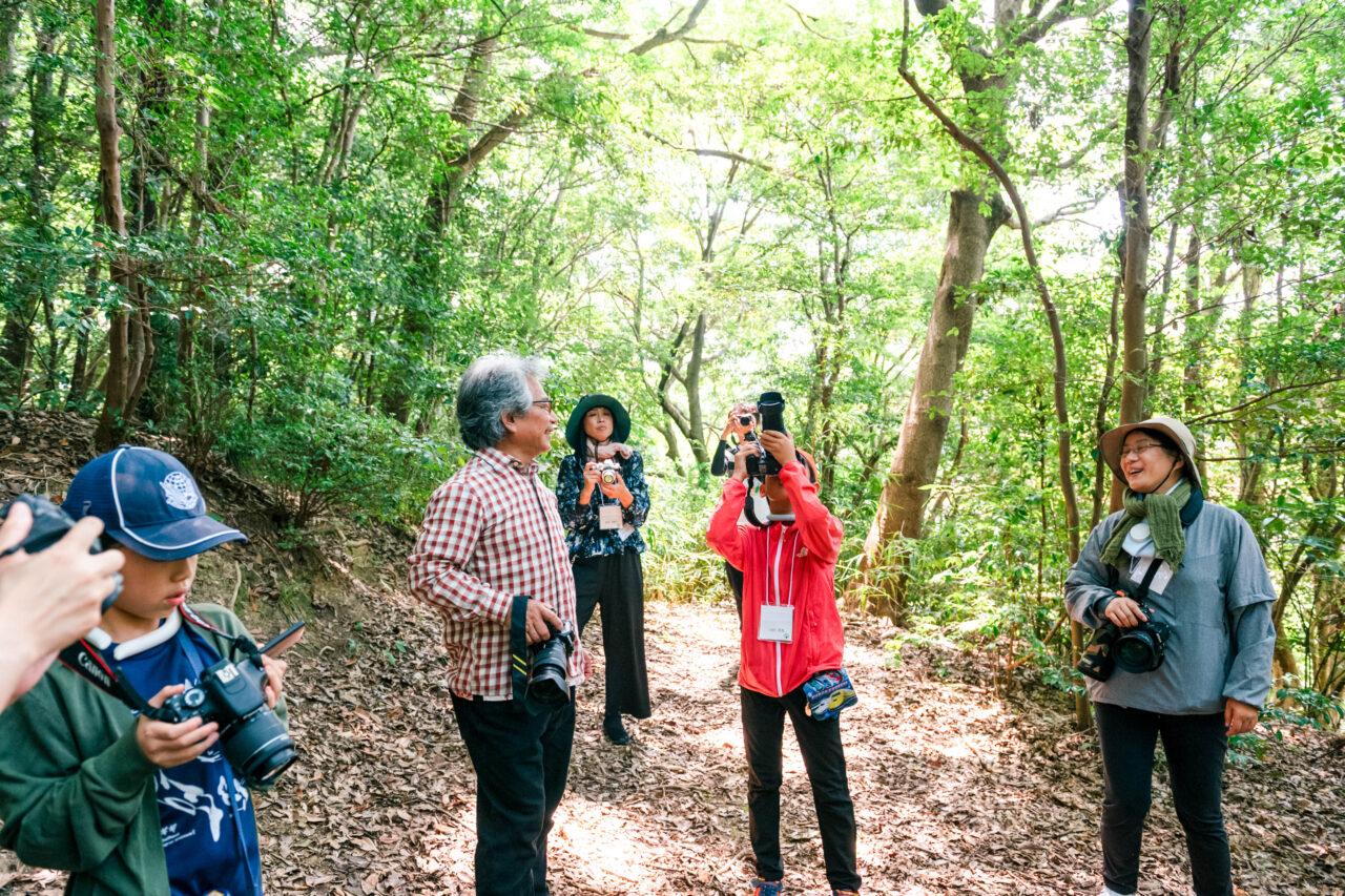 みえこども森の写真教室　2025年度開催時のようす